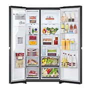 LG Door-in-Door™ Side-by-Side frižider, DoorCooling<sup>+</sup>™ i ThinQ™ tehnologija, kapacitet 635L, GSJV71MCTE, GSJV71MCTE, thumbnail 2