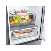 LG Kombinovani frižider sa donjim zamrzivačem, DoorCooling+™ tehnologija, kapacitet 384L, Prikaz detalja ručke, GBP52PZNCN1, thumbnail 3
