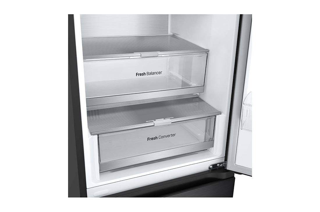 LG Kombinovani frižider sa donjim zamrzivačem, DoorCooling+™ tehnologija, kapacitet 387L, Fioka bez hrane, GBV7280DEV, thumbnail 7