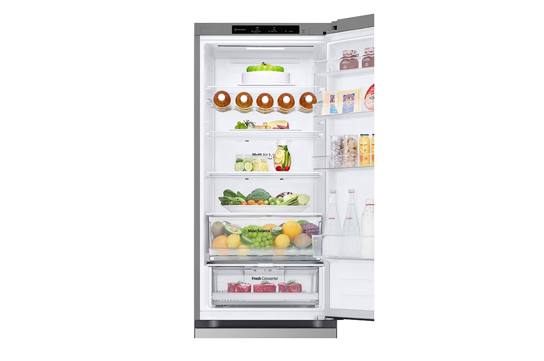 LG Kombinovani frižider sa donjim zamrzivačem, DoorCooling+™ tehnologija, kapacitet 387L, Prikaz detalja fioke, GBV3200CPY, thumbnail 10