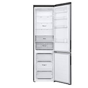 LG Kombinovani frižider sa donjim zamrzivačem, DoorCooling<sup>+</sup>™ tehnologija, ThinQ™, kapacitet 384L, Prednja sva vrata otvorena bez pogleda na hranu, GBP62DSXCC1, thumbnail 3