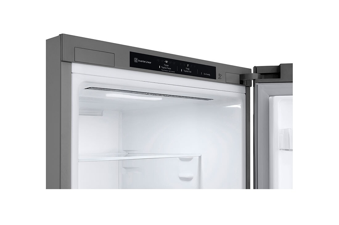 LG Kombinovani frižider sa donjim zamrzivačem, DoorCooling+™ tehnologija, kapacitet 387L, Prikaz detalja ručke, GBV3200DPY, thumbnail 7
