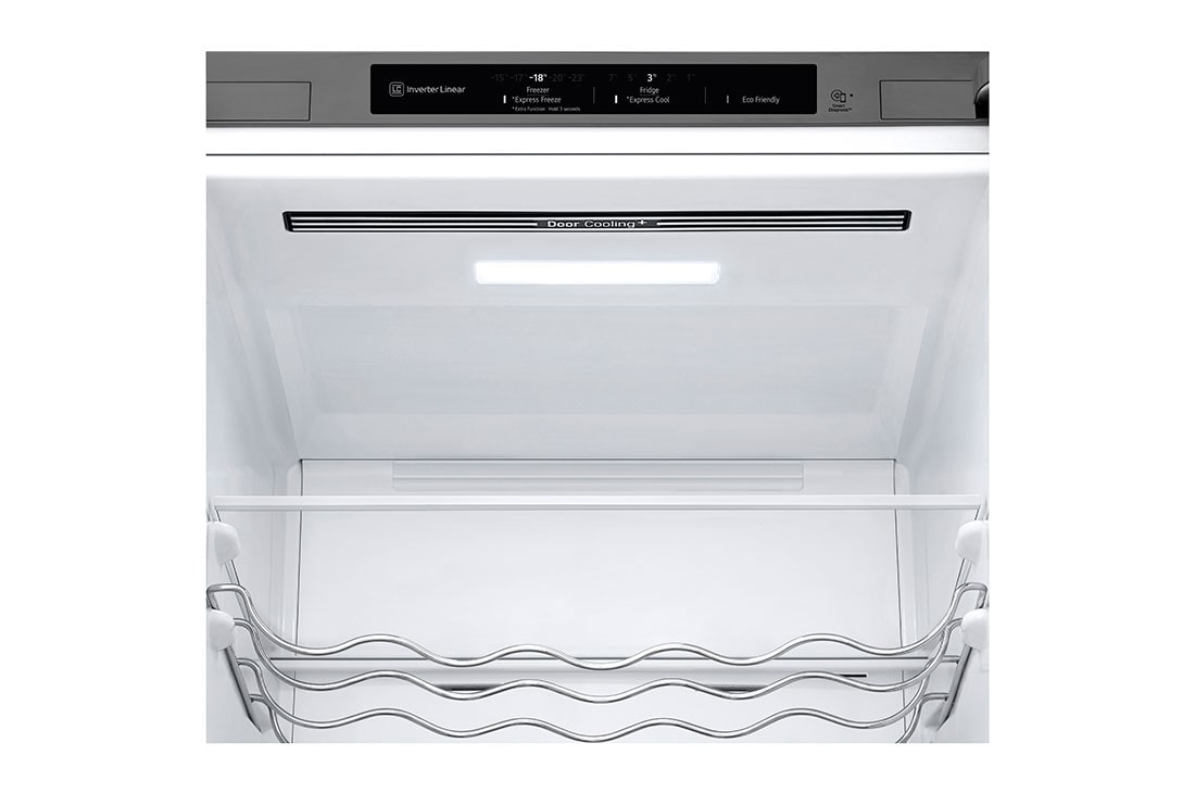 LG Kombinovani frižider sa donjim zamrzivačem, DoorCooling+™ tehnologija, kapacitet 387L, Prikaz detalja fioke, GBV3200DPY, thumbnail 8