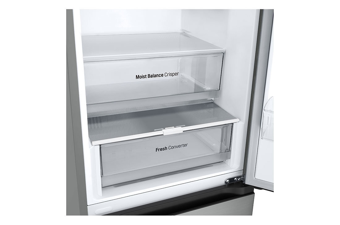 LG Kombinovani frižider sa donjim zamrzivačem, DoorCooling+™ tehnologija, kapacitet 344L, Fioka bez hrane, GBV3100CPY, thumbnail 6