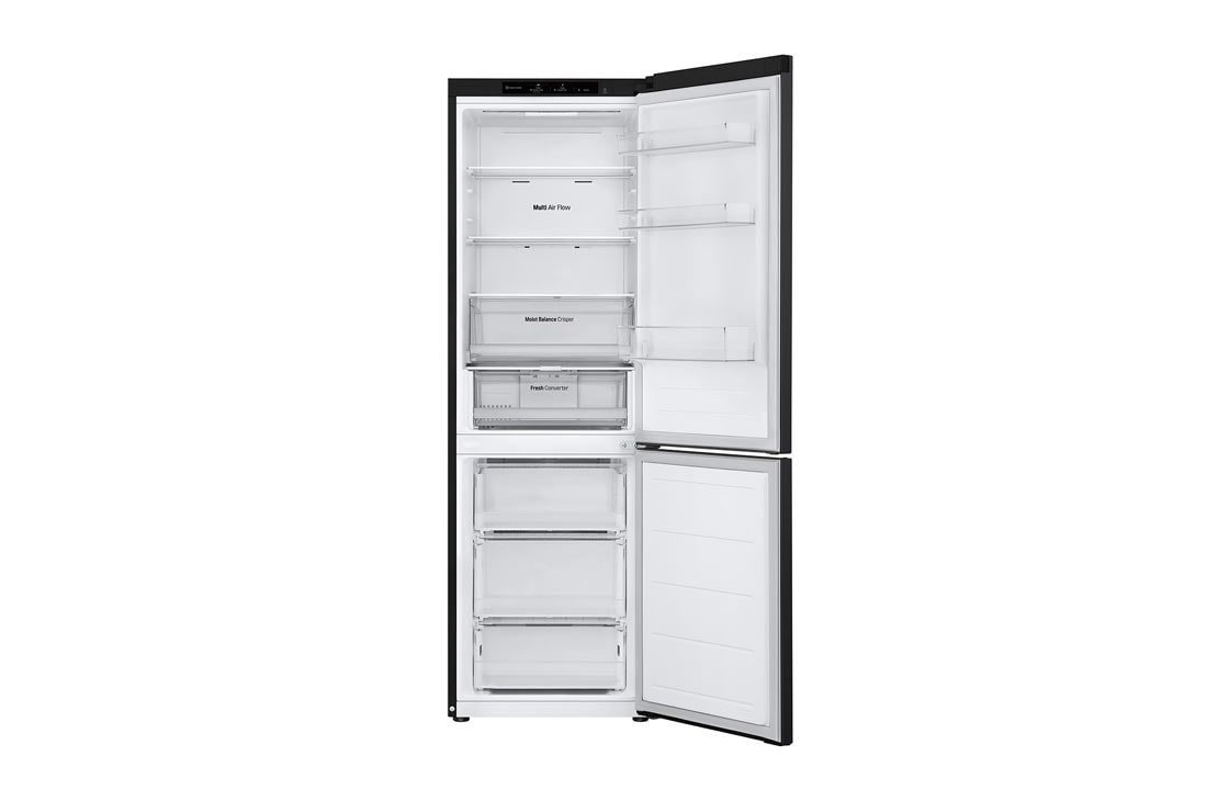 LG Kombinovani frižider sa donjim zamrzivačem, DoorCooling<sup>+</sup>™ tehnologija, kapacitet 344L, Prednja sva vrata otvorena bez pogleda na hranu, GBV3100EEP, thumbnail 2