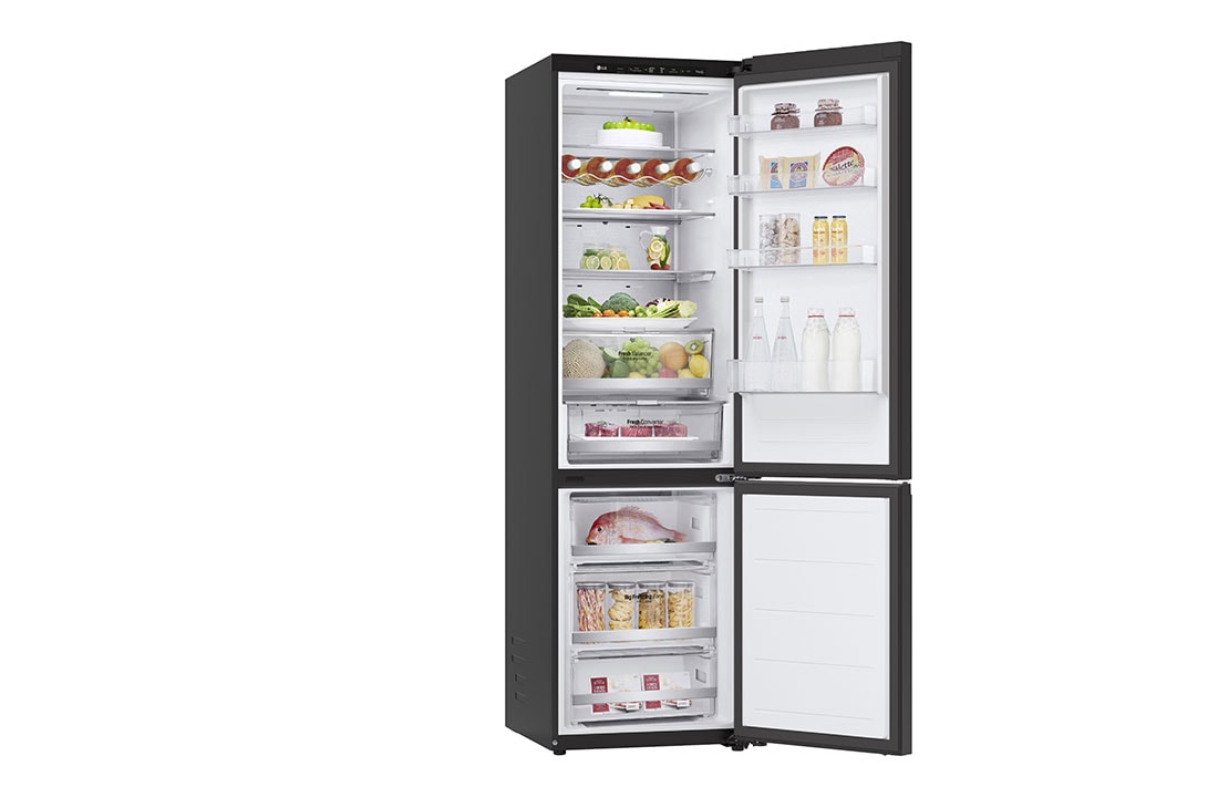 LG Kombinovani frižider sa donjim zamrzivačem, DoorCooling+™ tehnologija, kapacitet 387L, Otvorena hrana sa leve strane, GBB72BM9DQ, thumbnail 10