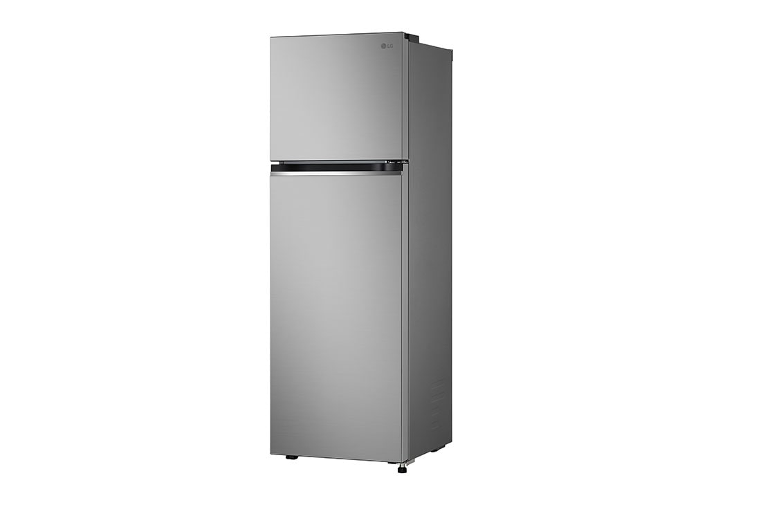 LG Kombinovani frižider sa gornjim zamrzivačem, DoorCooling+™ tehnologija, kapacitet 266L, Pogled sa desne strane, GTBV20PYGKD, thumbnail 11