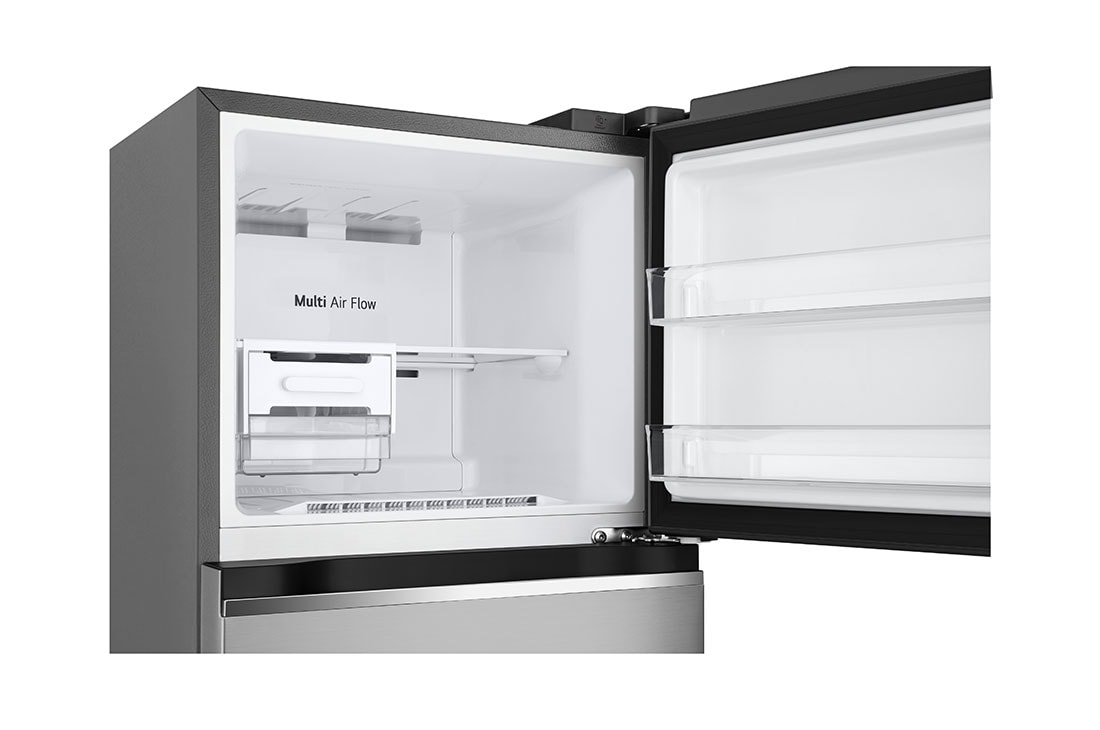 LG Kombinovani frižider sa gornjim zamrzivačem, DoorCooling+™ tehnologija, kapacitet 266L, Posuda za led  pogled, GTBV20PYGKD, thumbnail 7