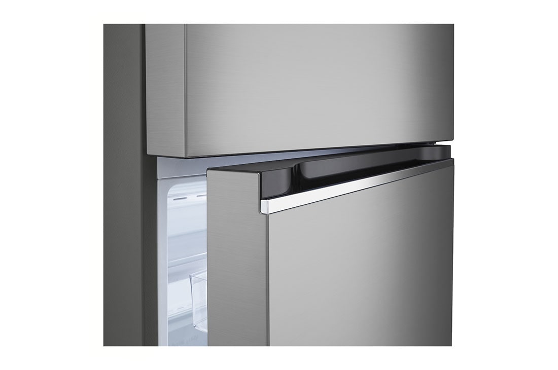 LG Kombinovani frižider sa gornjim zamrzivačem, DoorCooling+™ tehnologija, kapacitet 266L, Prikaz detalja ručke, GTBV20PYGKD, thumbnail 8