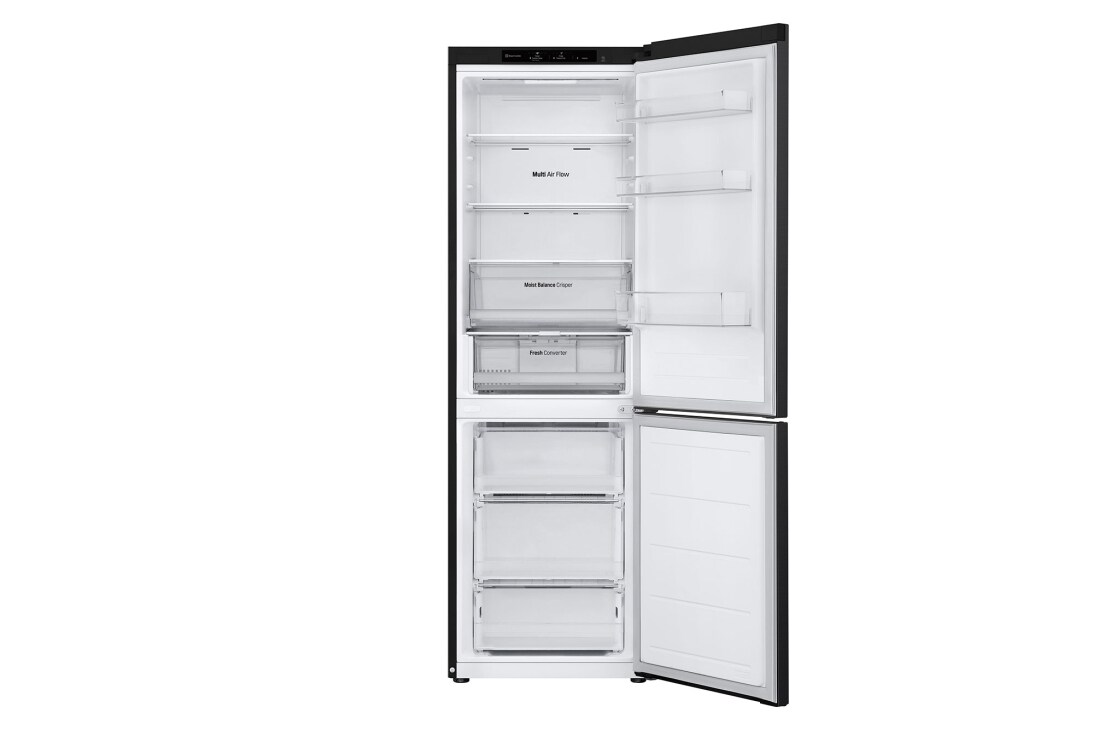 LG Kombinovani frižider sa donjim zamrzivačem, DoorCooling+™ tehnologija, kapacitet 344L, Prednja sva vrata otvorena bez pogleda na hranu, GBV3100CEP, thumbnail 3