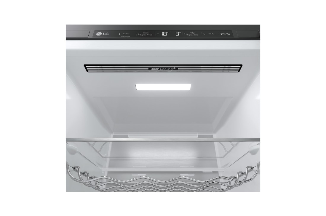 LG Kombinovani frižider sa donjim zamrzivačem, DoorCooling+™ tehnologija, ThinQ™, kapacitet 387L, Door cooling i LED osvetljenje, GBB72TW9DQ, thumbnail 5