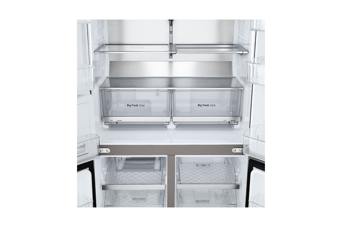 LG InstaView™ Multi-Door frižider, DoorCooling+™, Craft Ice™ i ThinQ™ tehnologija, kapacitet 638L, Posuda za led  pogled 1, GMG960MBEE, thumbnail 8