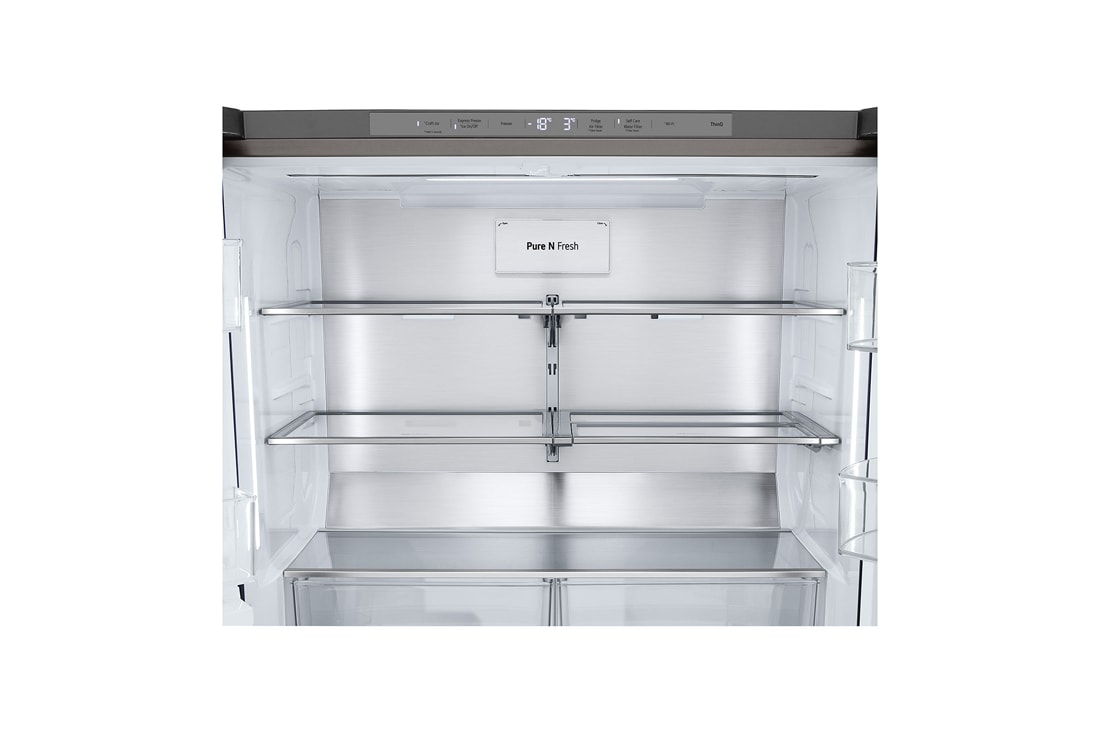 LG InstaView™ Multi-Door frižider, DoorCooling+™, Craft Ice™ i ThinQ™ tehnologija, kapacitet 638L, Posuda za led  pogled 2, GMG960MBEE, thumbnail 9