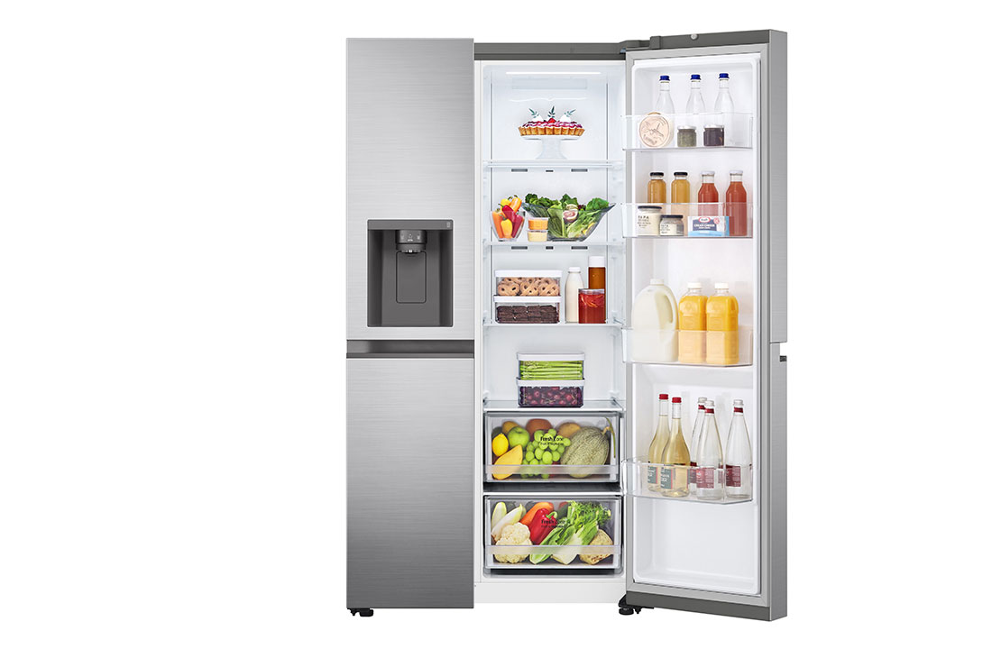 LG Side-by-Side frižider, kapacitet 635L, Otvorena hrana sa leve strane, GSLV50PZXE, thumbnail 8