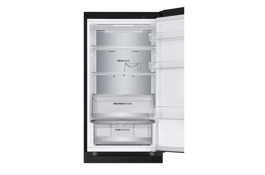 LG Kombinovani frižider sa donjim zamrzivačem, DoorCooling+™ tehnologija, kapacitet 344L, Prednja gornja vrata otvorena , GBV5150DEP, thumbnail 9