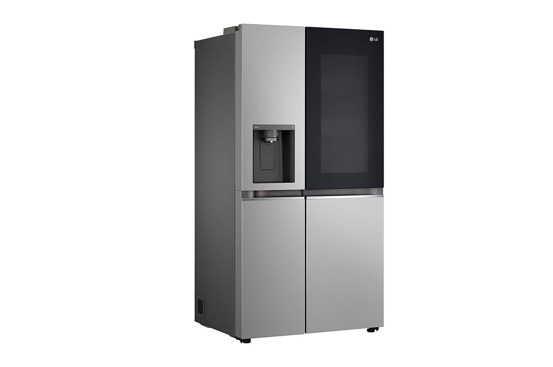 LG InstaView™ Side-by-Side frižider, DoorCooling+™ i ThinQ™ tehnologija, kapacitet 635L, Left side view, GSGV81PYLL, thumbnail 14
