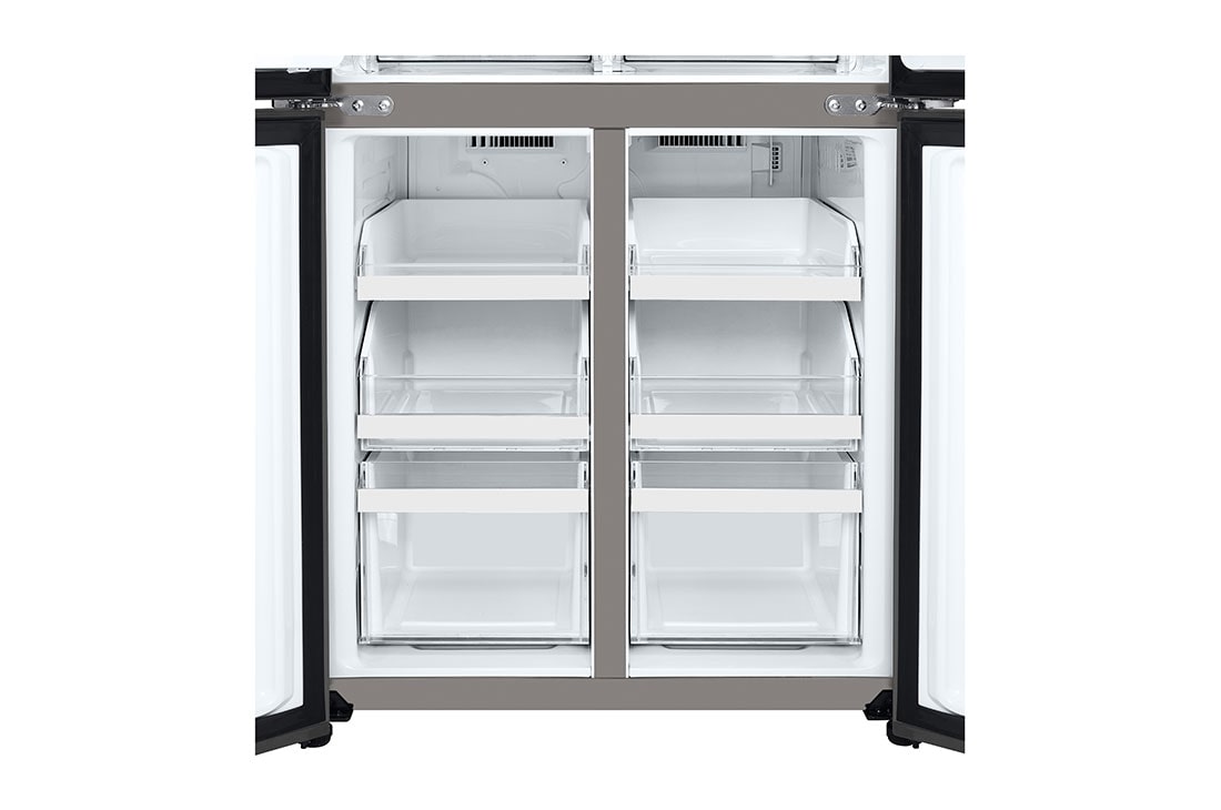 LG Multi-Door frižider, ThinQ™ tehnologija, kapacitet 506L, Prikaz detalja fioke, GML860PYFE, thumbnail 11
