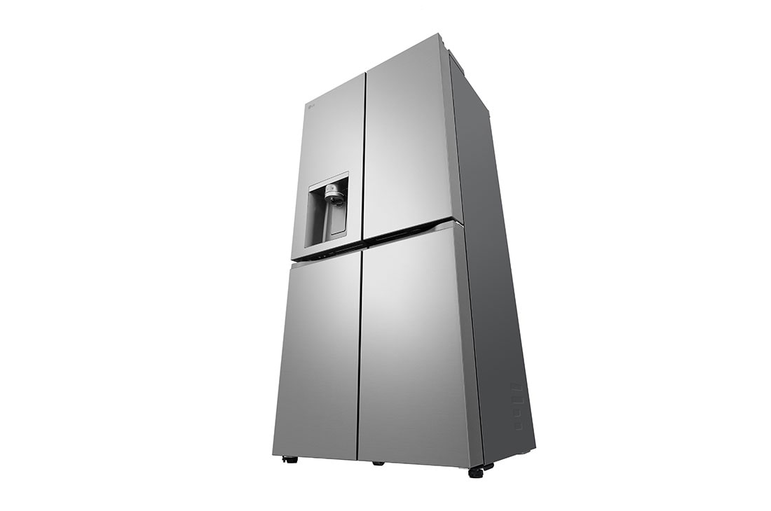 LG Multi-Door frižider, ThinQ™ tehnologija, kapacitet 506L, donji desni pogled u perspektivi, GML860PYFE, thumbnail 15
