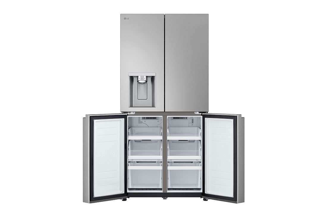 LG Multi-Door frižider, ThinQ™ tehnologija, kapacitet 506L, Prednja donja vrata otvorena bez pogleda na hranu, GML860PYFE, thumbnail 6