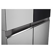 LG InstaView™ Side-by-Side frižider, DoorCooling+™ i ThinQ™ tehnologija, kapacitet 655L, Prikaz detalja ručke, GSVV80PYLL, thumbnail 7