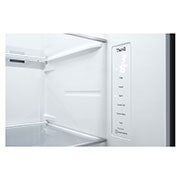 LG InstaView™ Side-by-Side frižider, DoorCooling+™ i ThinQ™ tehnologija, kapacitet 655L, Door cooling i LED osvetljenje, GSVV80PYLL, thumbnail 8