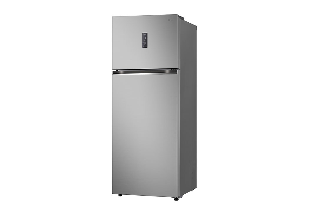 LG Kombinovani frižider sa gornjim zamrzivačem, DoorCooling+™ tehnologija, ThinQ™, kapacitet 461L, Pogled sa desne strane, GTBV44PYBKD, thumbnail 15