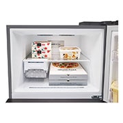 LG Kombinovani frižider sa gornjim zamrzivačem, DoorCooling+™ tehnologija, ThinQ™, kapacitet 461L, Pogled sa leve strane, GTBV44PYBKD, thumbnail 11