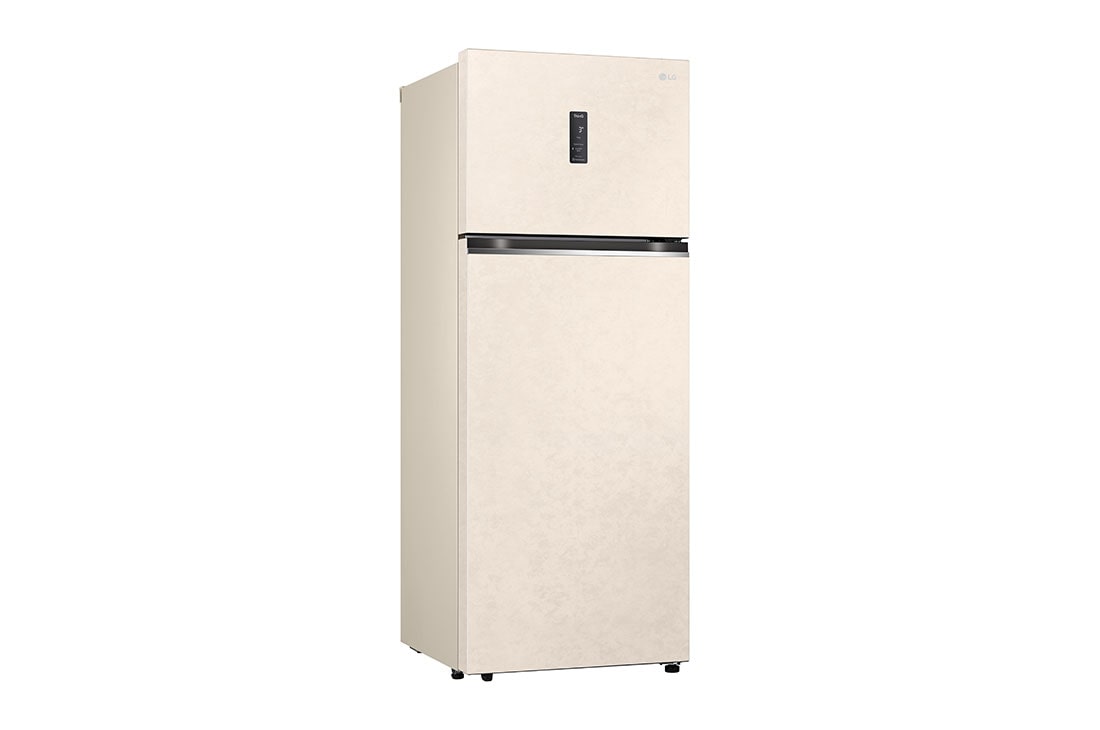 LG Kombinovani frižider sa gornjim zamrzivačem, DoorCooling+™ tehnologija, ThinQ™, kapacitet 461L, Pogled sa leve strane, GTBV44SEBKD, thumbnail 15