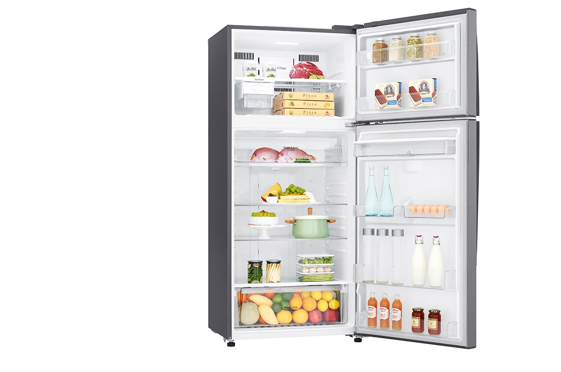 LG Kombinovani frižider sa gornjim zamrzivačem, DoorCooling+™ tehnologija, kapacitet 509L, Otvorena hrana sa leve strane, GTF744PZPED, thumbnail 11