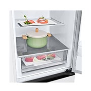 LG Kombinovani frižider sa donjim zamrzivačem, DoorCooling+™ tehnologija, kapacitet 344L, Prednja sva vrata otvorena bez pogleda na hranu, GBV21L0ESW, thumbnail 11