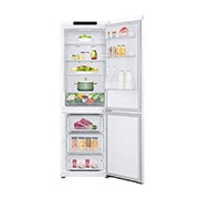 LG Kombinovani frižider sa donjim zamrzivačem, DoorCooling+™ tehnologija, kapacitet 344L, Prikaz detalja ručke, GBV21L0ESW, thumbnail 3