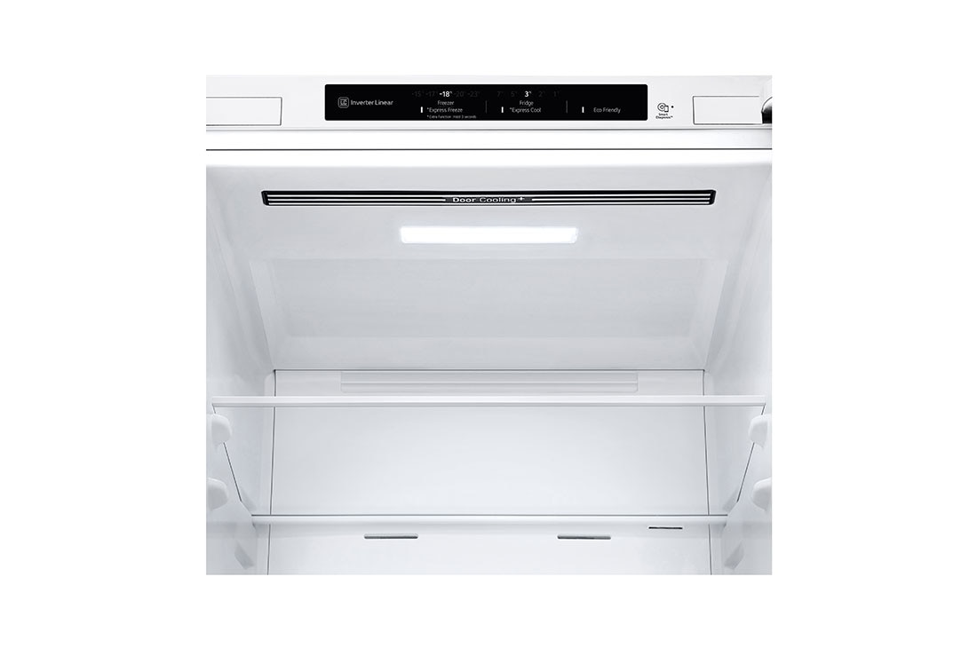 LG Kombinovani frižider sa donjim zamrzivačem, DoorCooling⁺™ tehnologija, kapacitet 387L, Door cooling i LED osvetljenje, GBV22NCCSW, thumbnail 5