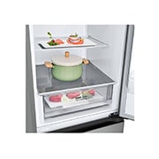 LG Kombinovani frižider sa donjim zamrzivačem, DoorCooling+™ tehnologija, kapacitet 344L, Pogled sa leve strane, GBV21L0EPY, thumbnail 14