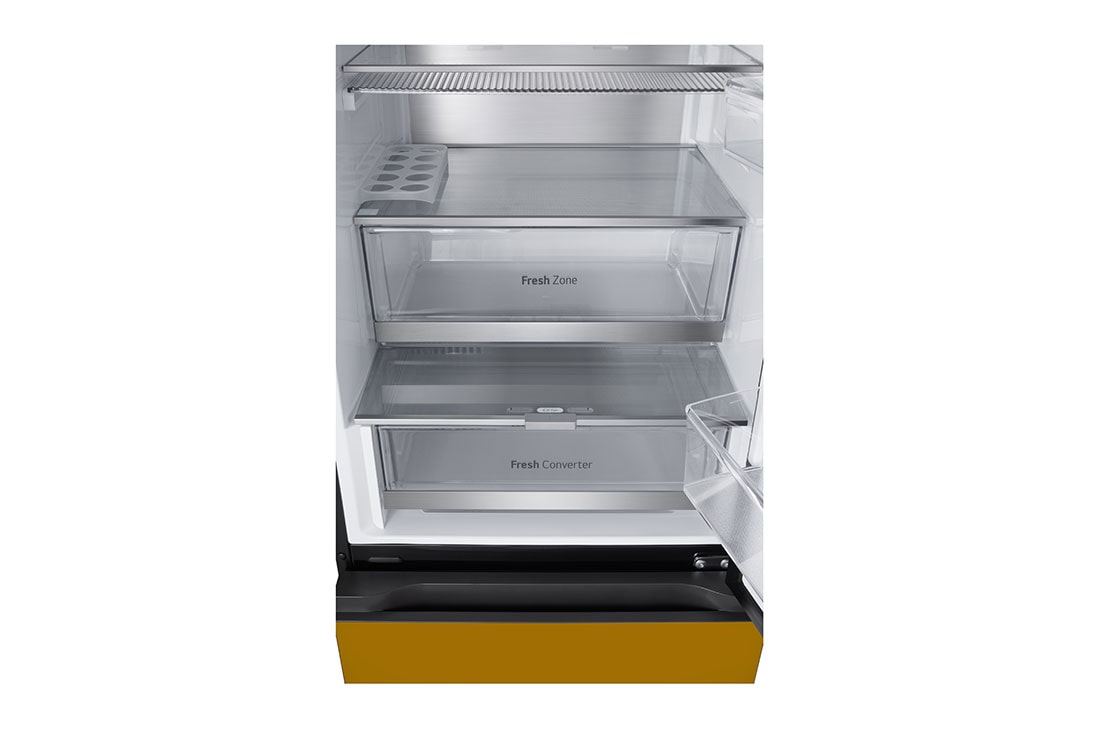 LG InstaView™ sa MoodUP™ frižiderom sa donjim zamrzivačem ThinQ™ tehnologijom, kapacitet 352 L, Door cooling i LED osvetljenje, GBG719MDNN, thumbnail 5