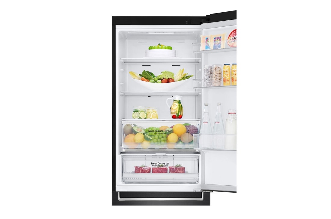 LG Kombinovani frižider sa donjim zamrzivačem, DoorCooling+™ tehnologija, ThinQ™, kapacitet 341L, Fioka bez hrane, GBE61MCHMN, thumbnail 7