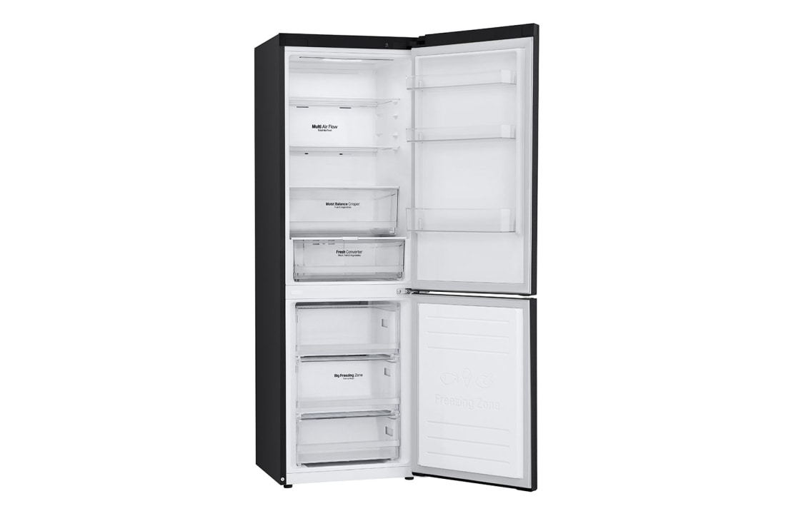 LG Kombinovani frižider sa donjim zamrzivačem, DoorCooling+™ tehnologija, ThinQ™, kapacitet 341L, Prikaz detalja ručke, GBE61MCHMN, thumbnail 12