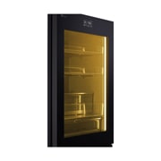 LG InstaView™ kombinovani frižider sa donjim zamrzivačem, DoorCooling<sup>+</sup>™ tehnologija, ThinQ™, kapacitet 349L, Prikaz detalja ručke, GBG7190CEV, thumbnail 12