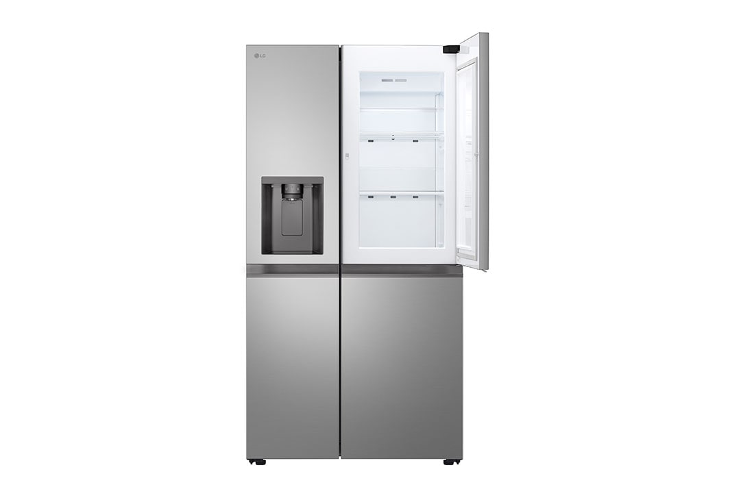 LG Door-in-Door™ Side-by-Side frižider, kapacitet 641L, Prednja sva vrata otvorena bez pogleda na hranu, GSJC41PYPE, thumbnail 3
