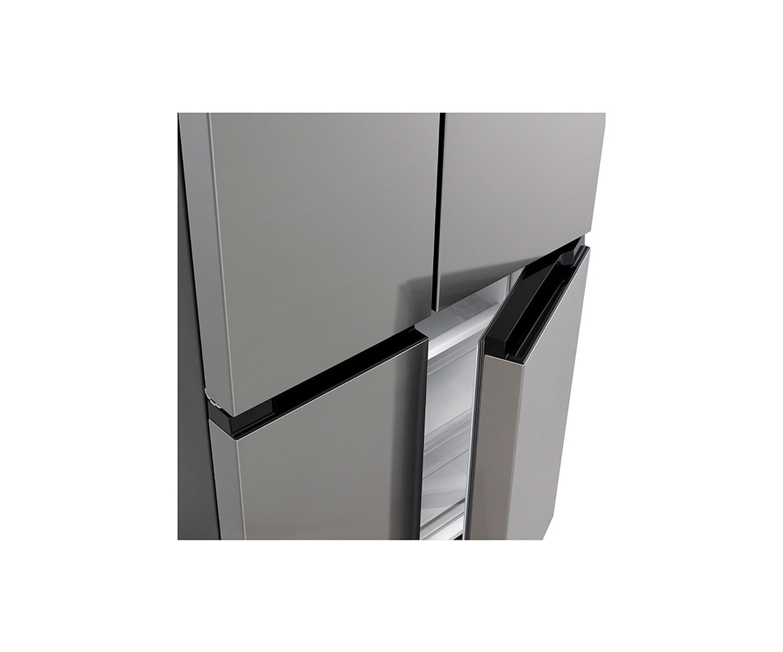 LG Multi-Door frižider, kapacitet 474L, Prednja gornja vrata otvorena sa pogledom na hranu, GMM41MSBEM, thumbnail 8