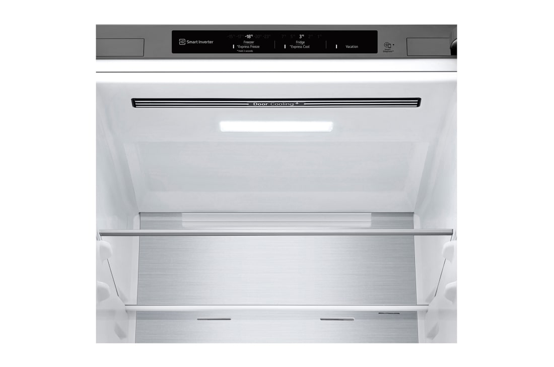 LG Kombinovani frižider sa donjim zamrzivačem, DoorCooling+™ tehnologija, kapacitet 344L, Prikaz detalja fioke, GBV7180DPY, thumbnail 9
