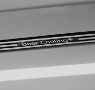 Bliži prikaz DoorCooling kanala za hlađenje vrata LG Multi-door frižidera.