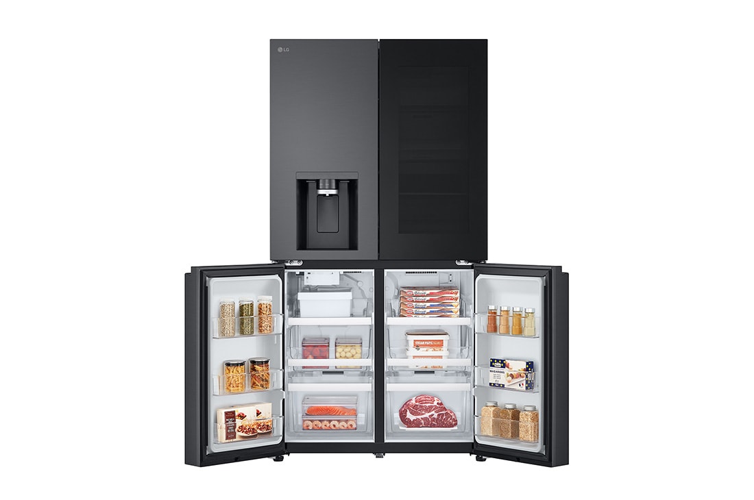 LG InstaView™ Multi-Door frižider, DoorCooling+™ tehnologija, ThinQ™, kapacitet 646L, Prikaz detalja ručke, GMK960EV2E, thumbnail 10