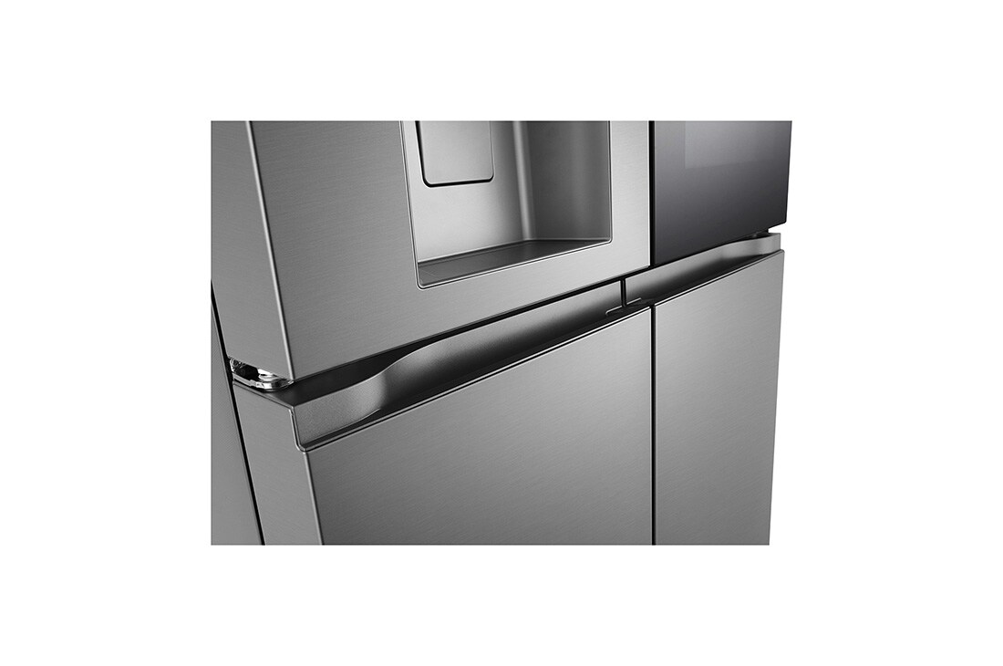 LG InstaView™ Multi-Door frižider, DoorCooling+™ tehnologija, ThinQ™, kapacitet 646L, Prikaz detalja ručke, GMK961PY5E, thumbnail 6
