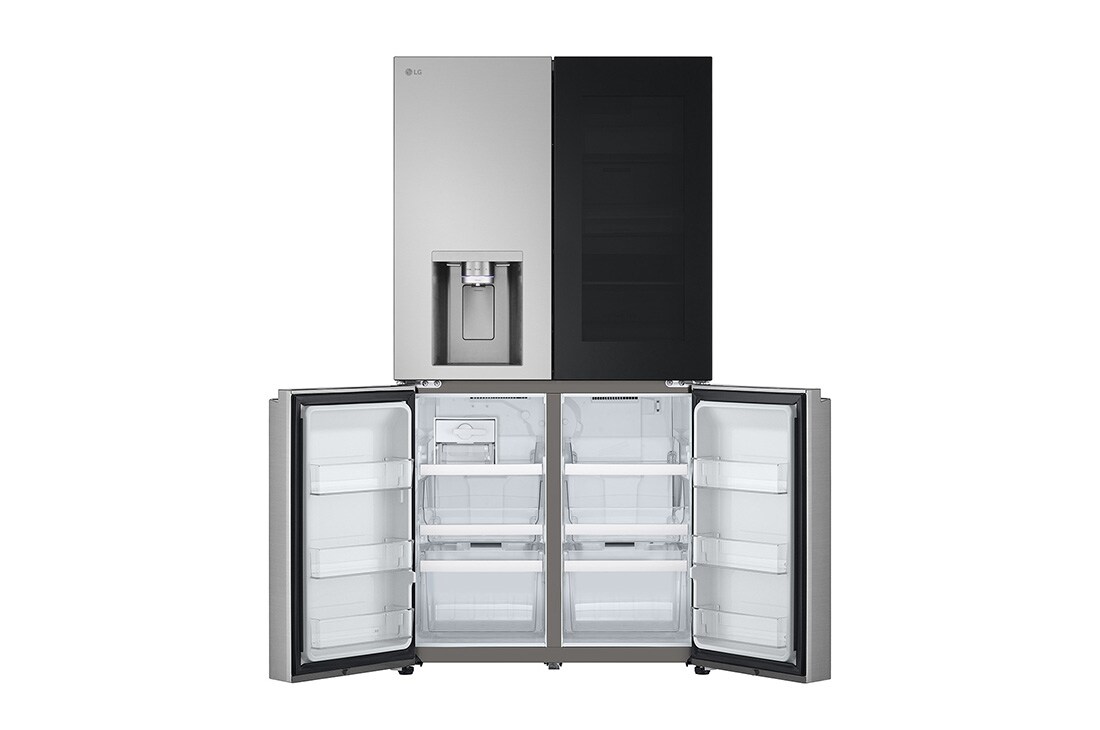 LG InstaView™ Multi-Door frižider, DoorCooling+™ tehnologija, ThinQ™, kapacitet 646L, Pogled sa leve strane, GMK961PY5E, thumbnail 12