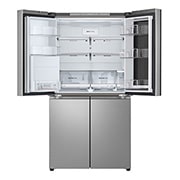 LG InstaView™ Multi-Door frižider, DoorCooling+™ tehnologija, ThinQ™, kapacitet 646L, Prednja gornja vrata otvorena sa pogledom na hranu, GMK961PY5E, thumbnail 11