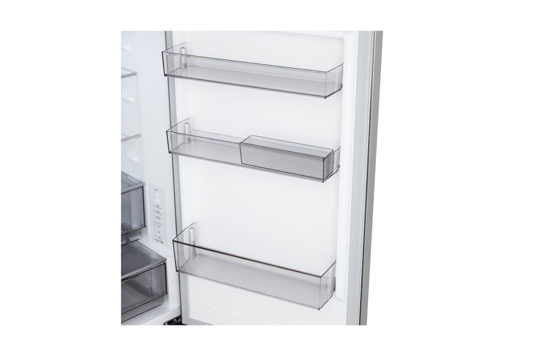 LG Kombinovani frižider sa donjim zamrzivačem, DoorCooling+™ tehnologija, ThinQ™, kapacitet 333L, Prikaz detalja ručke, GBBS514CPY, thumbnail 11