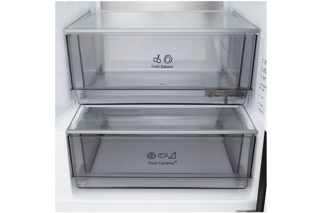 LG Kombinovani frižider sa donjim zamrzivačem, DoorCooling+™ tehnologija, ThinQ™, kapacitet 375L, Fioka bez hrane, GBBS524CPY, thumbnail 9