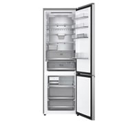 LG Kombinovani frižider sa donjim zamrzivačem, DoorCooling+™ tehnologija, ThinQ™, kapacitet 465L, Prednja sva vrata otvorena sa pogledom na hranu, GBBW726CMB, thumbnail 2