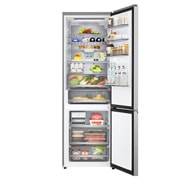 LG Kombinovani frižider sa donjim zamrzivačem, DoorCooling+™ tehnologija, ThinQ™, kapacitet 465L, Prednja sva vrata otvorena bez pogleda na hranu, GBBW726CMB, thumbnail 3