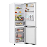 LG Kombinovani frižider sa donjim zamrzivačem, DoorCooling+™ tehnologija, ThinQ™, kapacitet 333L, Prikaz detalja fioke, GBBSJ10DSW, thumbnail 9